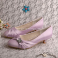 Closed Toe Lilac Wedding Bridesmaid Shoes